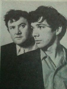 Toibin and Grimes in the Broadway production of Borstal Boy, Lyric Theatre, NY. 1970